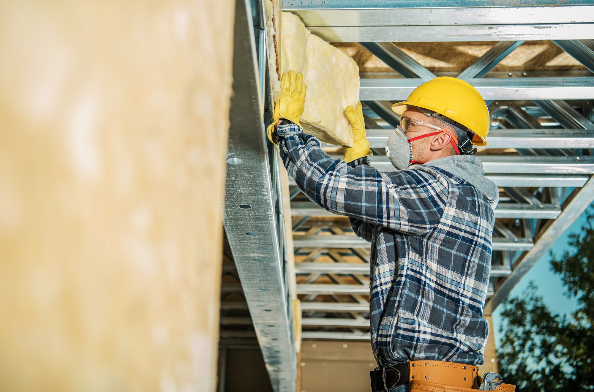 Energy efficiency worker. Energy efficiency worker.