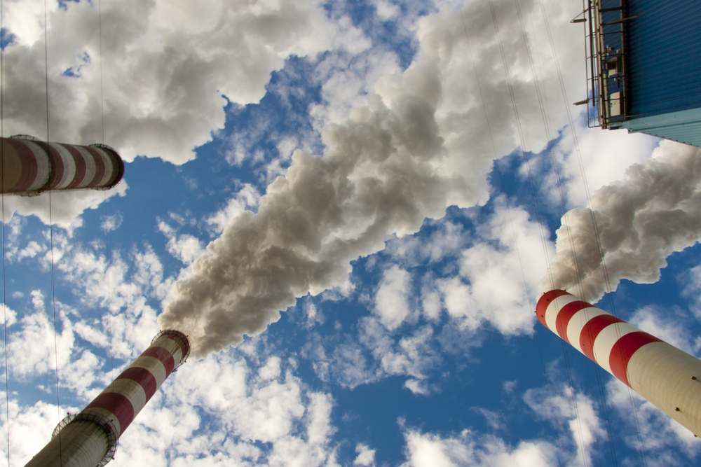 CO2 emissions from power plant CO2 carbon emissions from power plant